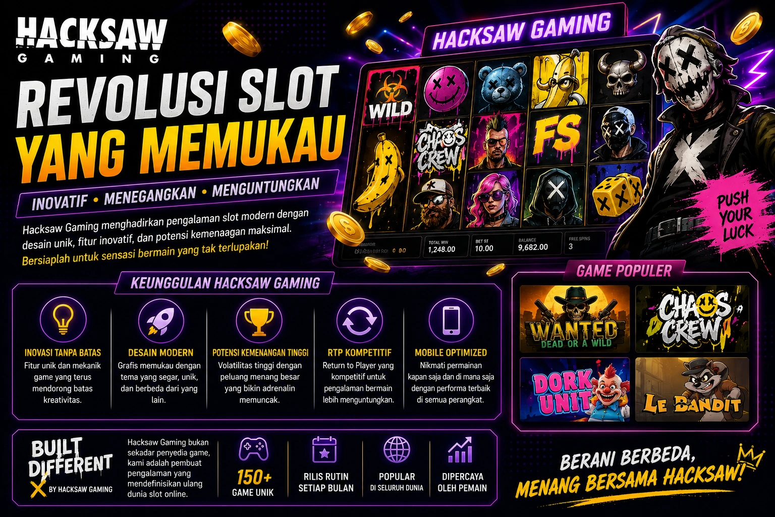 Hacksaw Gaming: Revolusi Slot yang Memukau