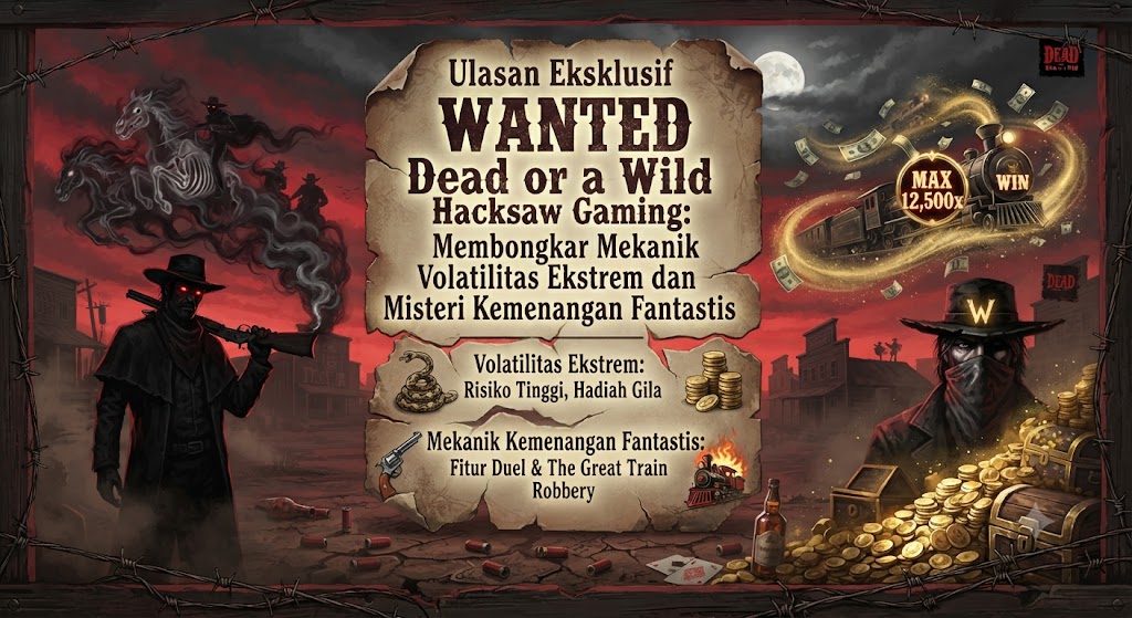 Ulasan Eksklusif Wanted Dead or a Wild Hacksaw Gaming: Membongkar Mekanik Volatilitas Ekstrem dan Misteri Kemenangan Fantastis