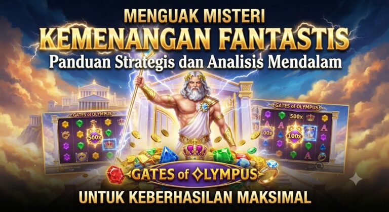 Menguak Misteri Kemenangan Fantastis: Panduan Strategis dan Analisis Mendalam Gates of Olympus untuk Keberhasilan Maksimal